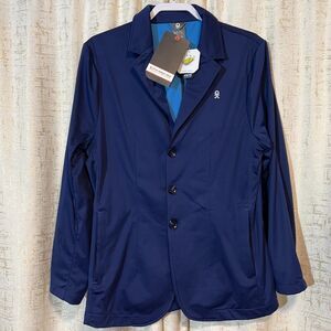 NWT Little Donkey Andy Lightweight Button‎ Up Blue Water Repellent Men’s Medium